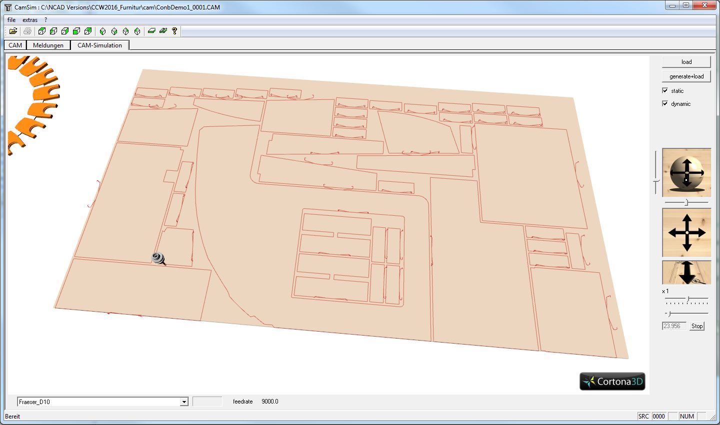 COBUS NCAD CAM Functionality