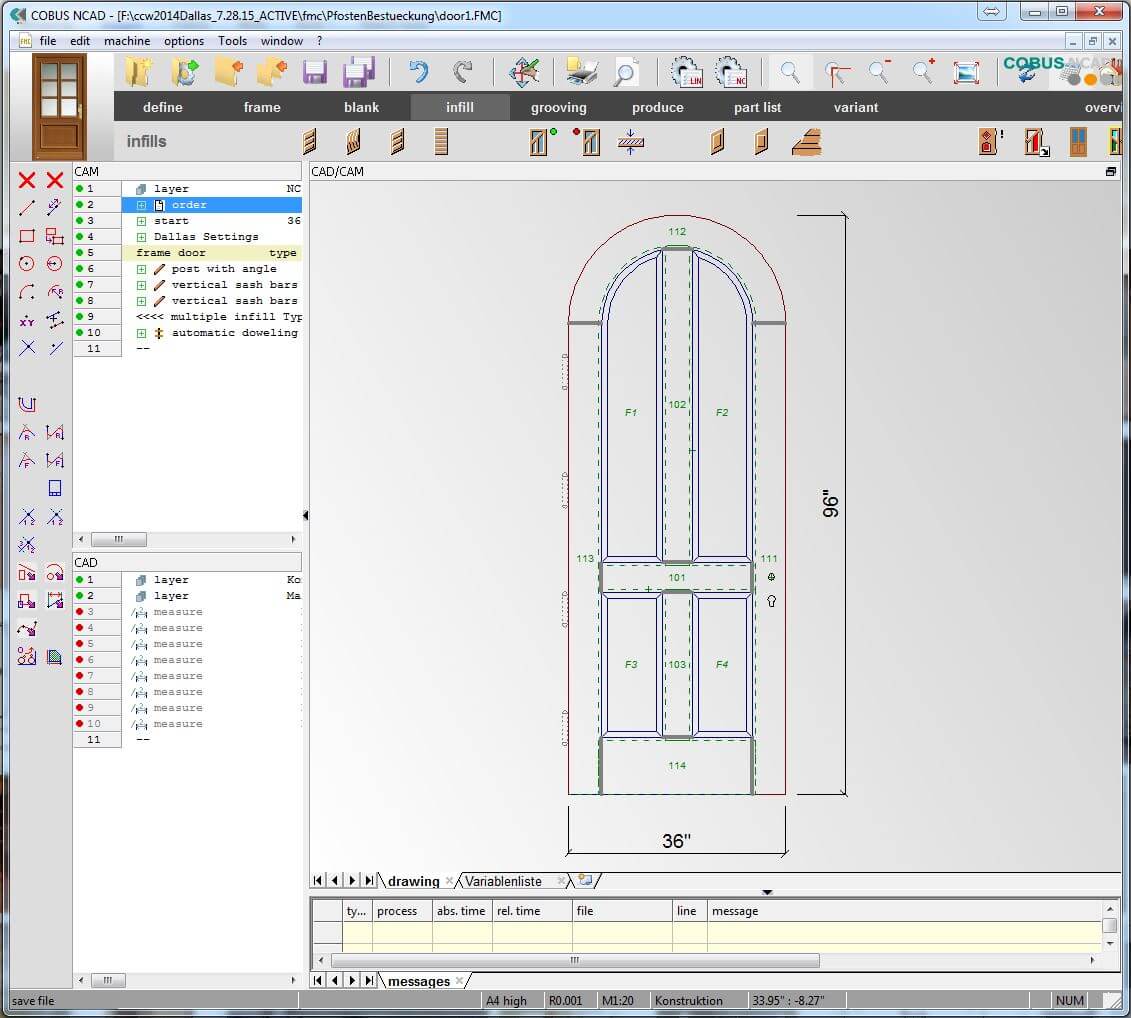 Roman Arch Door