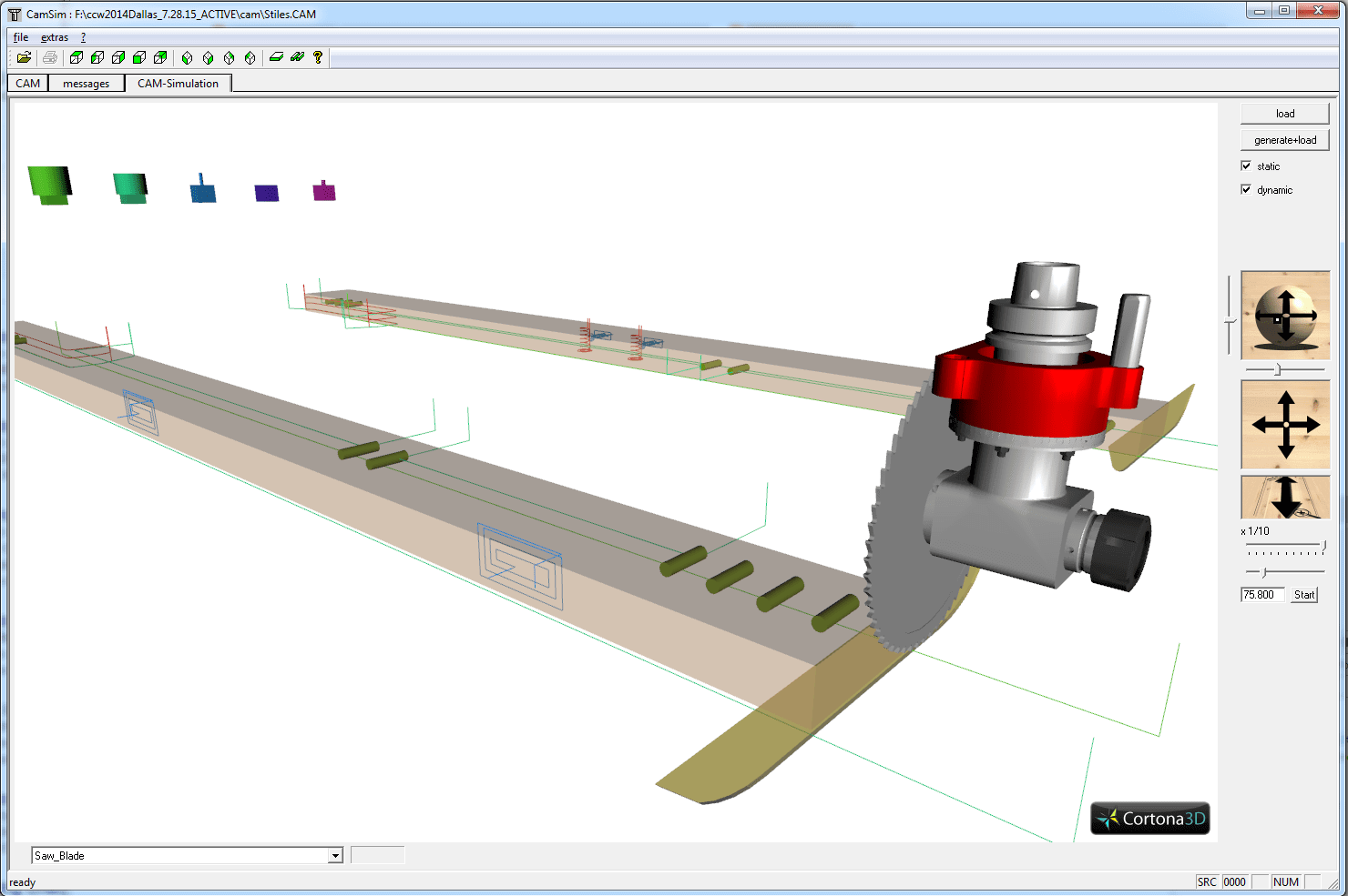 COBUS NCAD Simulation