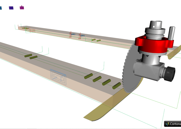 Timed 3D simulations